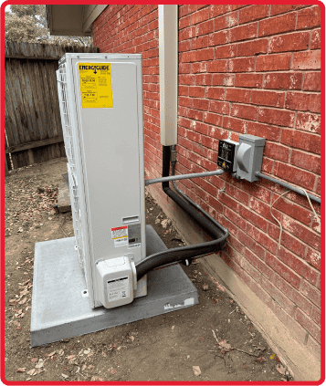 AC system installation by Cowboys AC